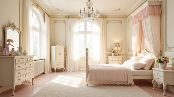 Création d'une chambre de princesse unique pour votre petite fille