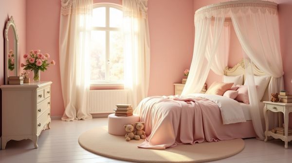 Création d'une chambre de princesse unique pour votre petite fille